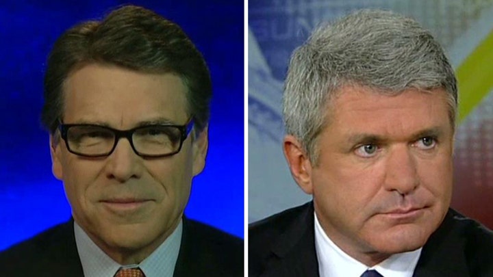 Gov. Perry, Rep. McCaul talk border crisis