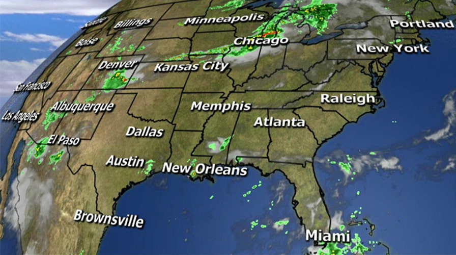 National forecast for Sunday, July 13