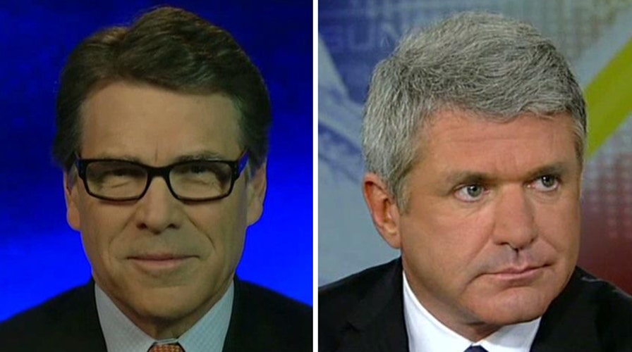 Gov. Perry, Rep. McCaul talk border crisis