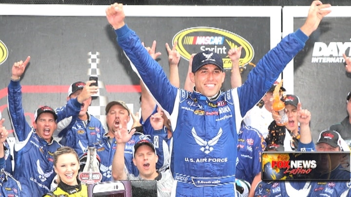 NASCAR's Aric Almirola talks about winning at Daytona