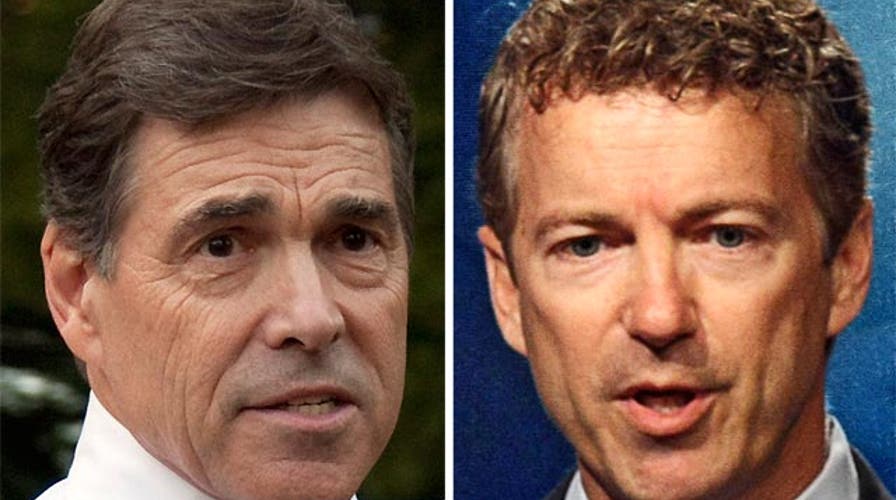 War of words: Rick Perry vs. Rand Paul