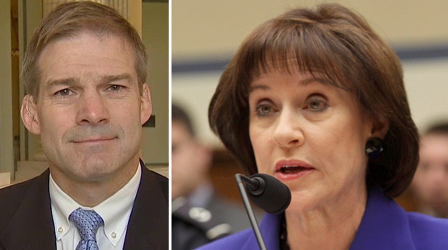 Rep. Jordan on Justice Dept. investigating lost IRS e-mails