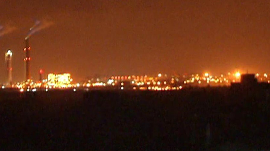 Israeli naval bombardment of targets in Gaza