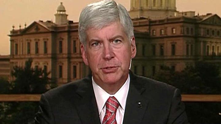 Gov. Snyder on Detroit bankruptcy: 'No other viable options'