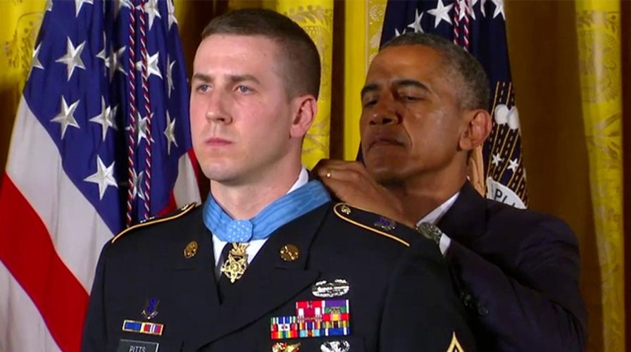 Sgt. Ryan Pitts receives Medal of Honor