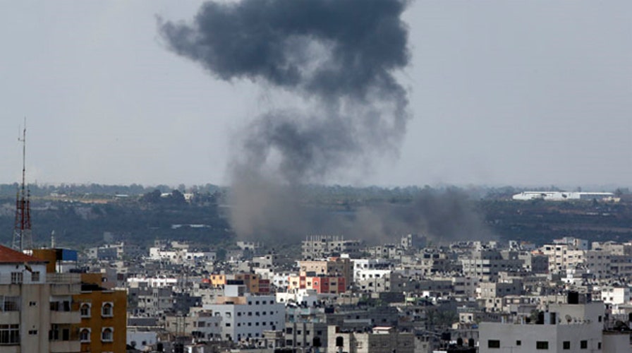 Ten dead in rocket attack on park and hospital in Gaza Strip