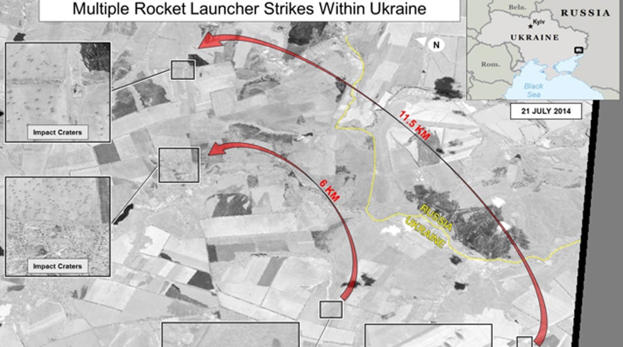 US releases satellite images showing Russia shelling Ukraine