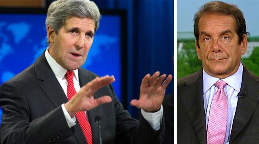 Krauthammer: Kerry Undermining Israeli-Gaza Peace Talks 