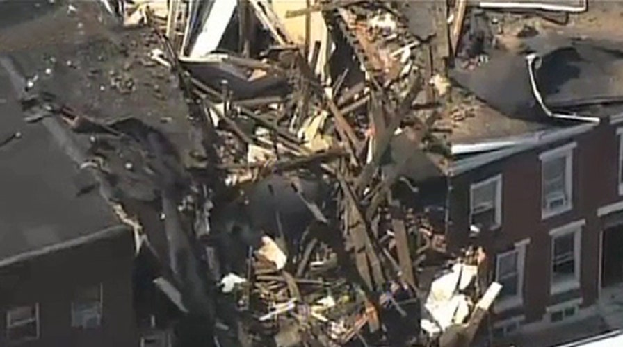 Explosion reported before Philadelphia building collapse