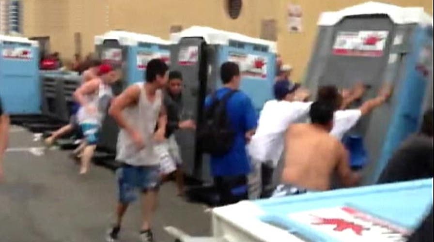 What sparked surfing competition riots in Calif.? | Fox News Video