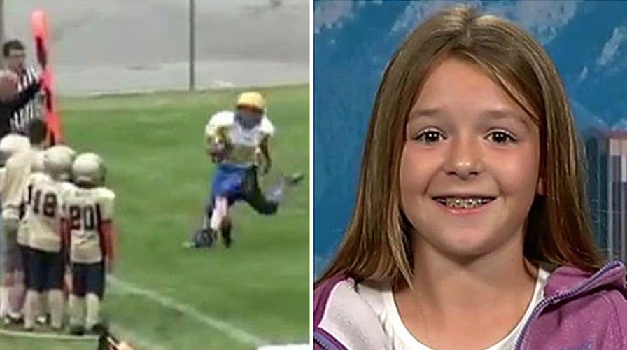 Girl football sensation returns to the field