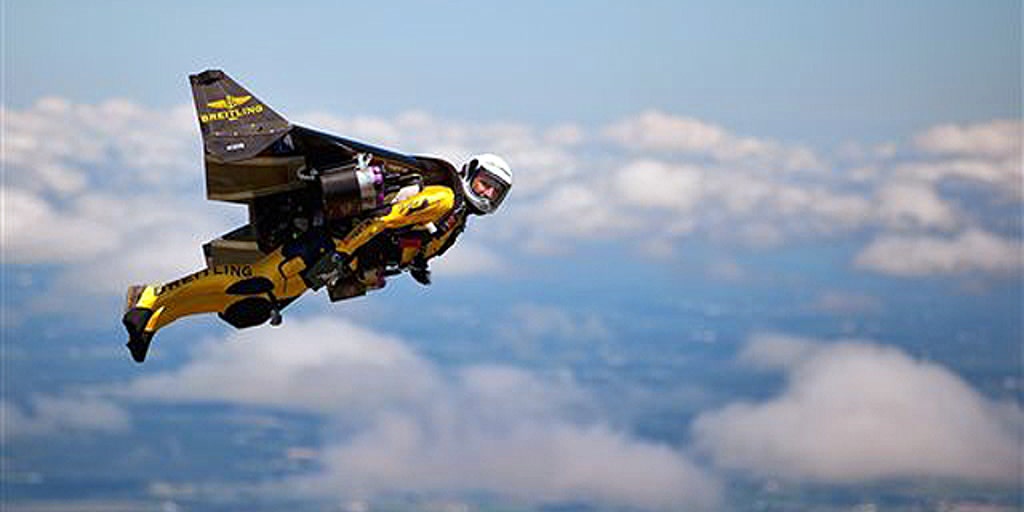 Adventurer takes first flight with pair of 'rocket wings' Fox News Video