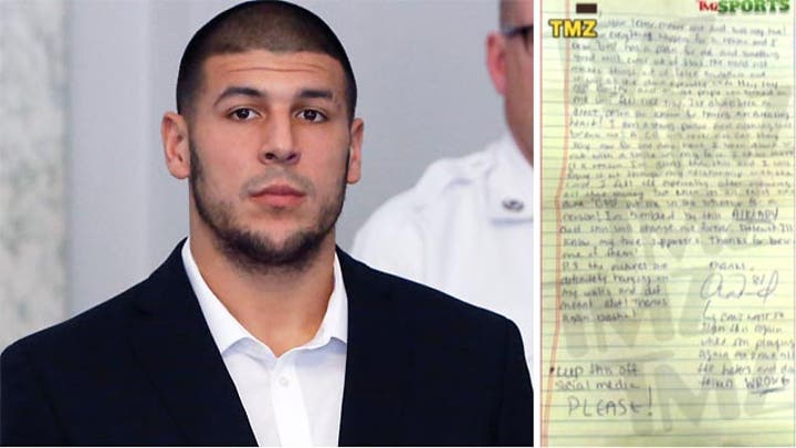 Aaron Hernandez playing the PR game from behind bars?
