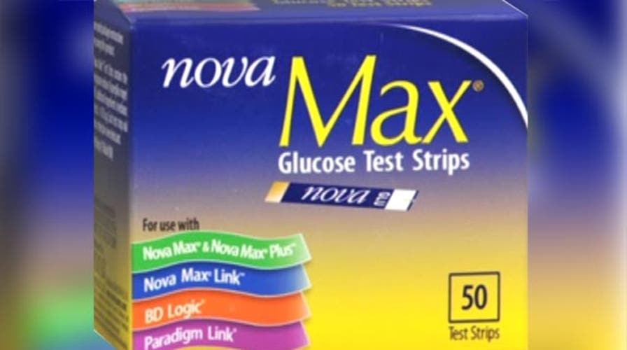 Diabetes test strip maker recalls 62 million products