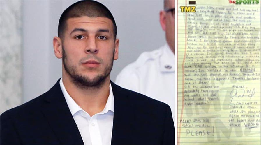 Aaron Hernandez playing the PR game from behind bars?