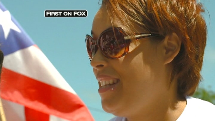 Gina DeJesus At Puerto Rican Parade