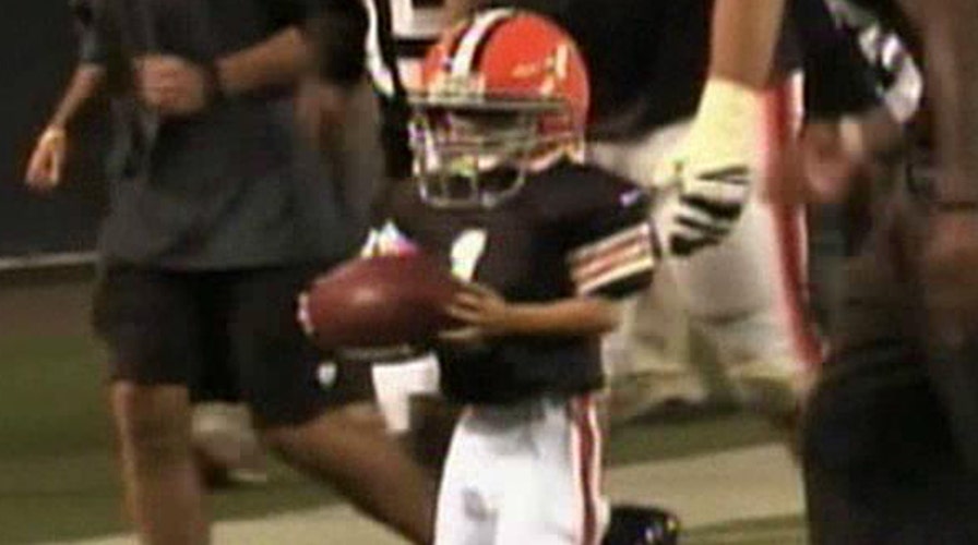 Cancer patient scores touchdown for Cleveland Browns
