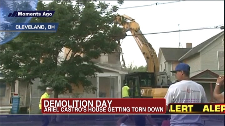 Ariel Castro's House Of Horrors Demolished