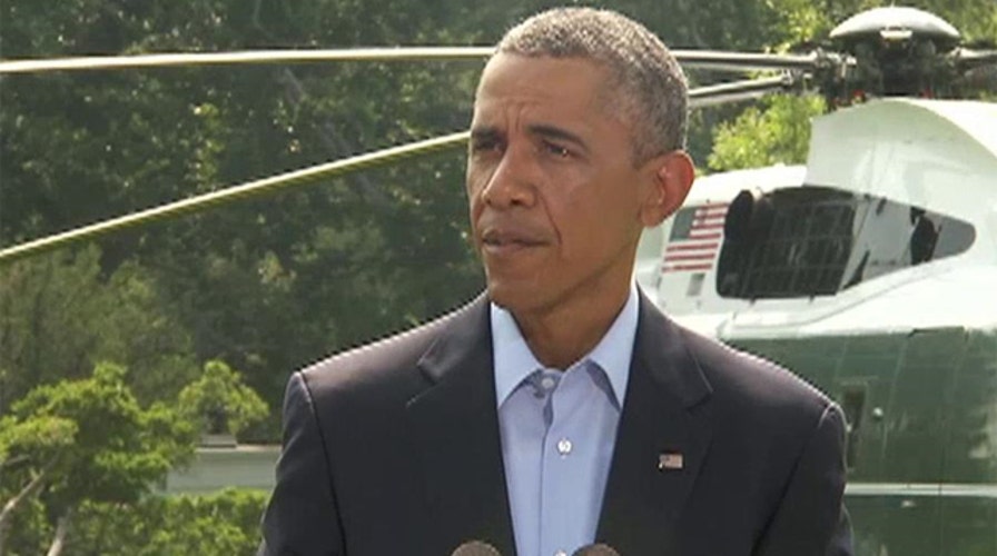 President Obama updates the nation on the situation in Iraq