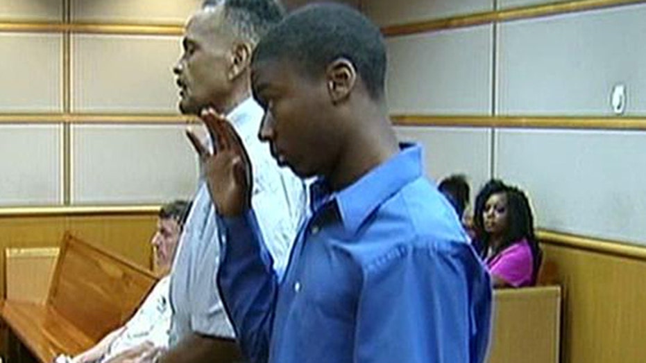 Father of teen charged in Florida school bus beating says son ...