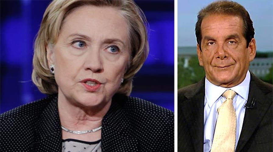 Krauthammer: Blatant display of Clinton inauthenticity