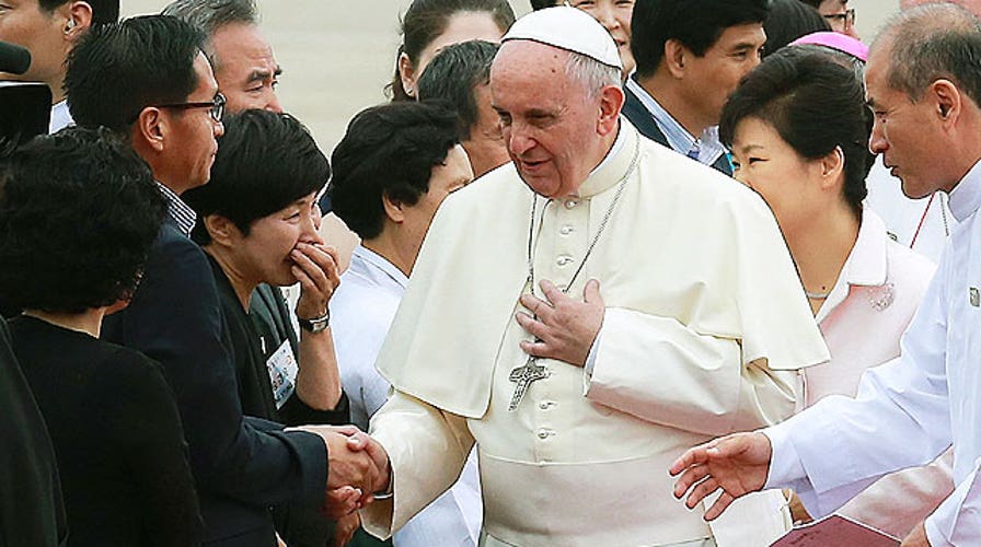 Pope calls for reconciliation from North and South Korea