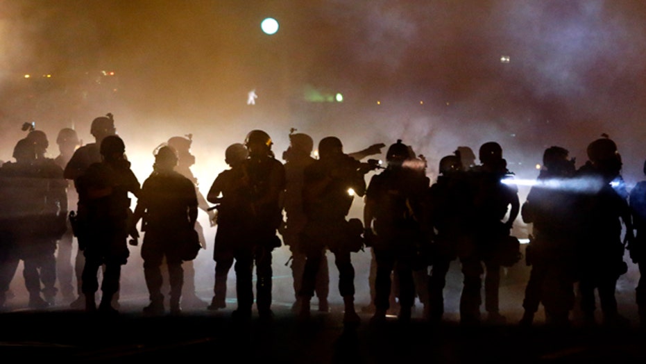 Police Clash With Michael Brown Shooting Protesters In Ferguson Two