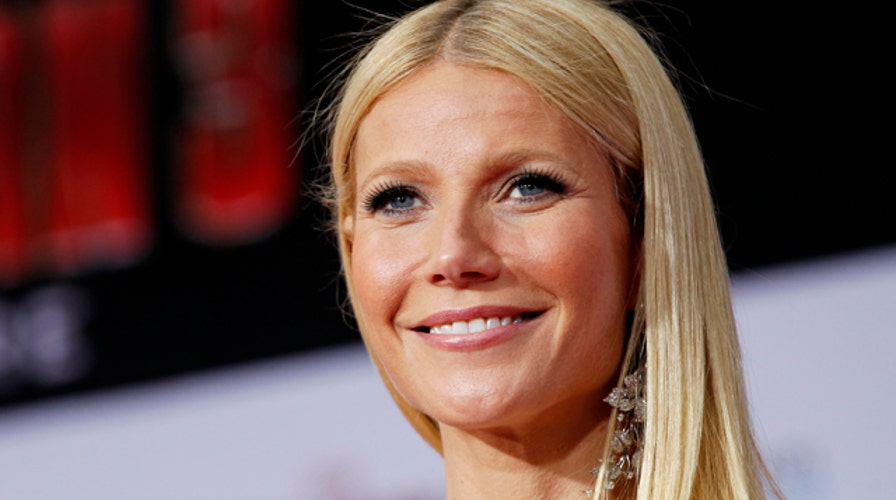 Gwyneth Paltrow hits the trampoline