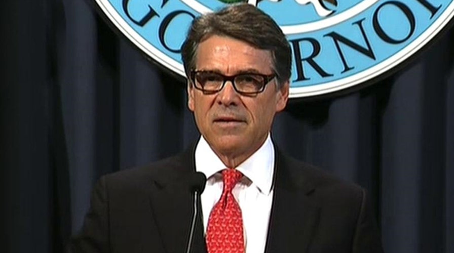 Gov. Rick Perry gives statement on allegations of veto abuse