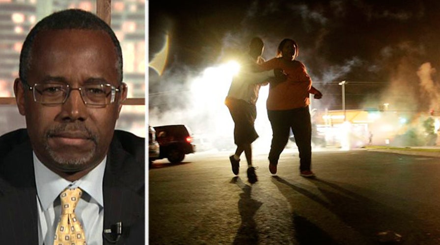 Dr. Ben Carson provides insight into Ferguson chaos