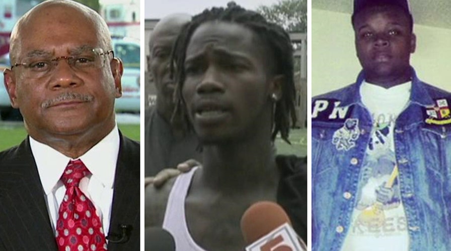 What did friend of Michael Brown see?