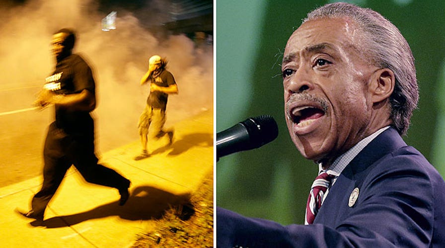 Is Al Sharpton raising tensions in Ferguson?