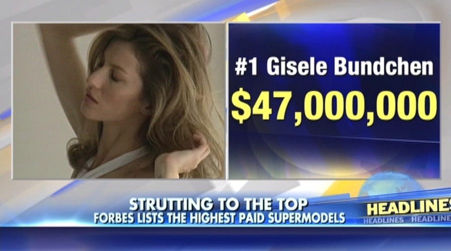 Gisele Bundchen highest paid supermodel