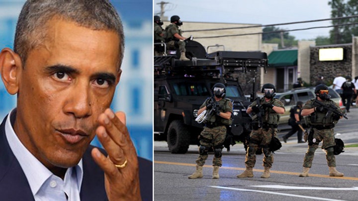 President Obama orders a review of militarized police