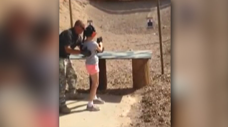 Moments before accidental gun range shooting caught on tape