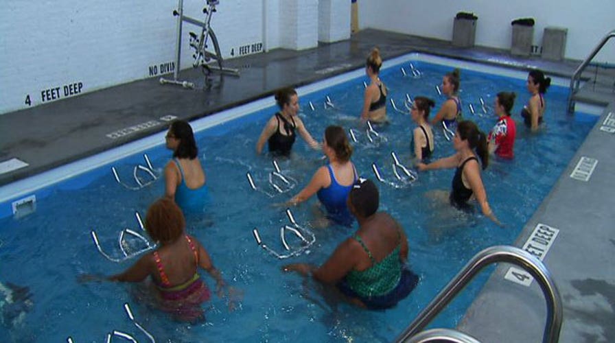 Underwater spin class online near me