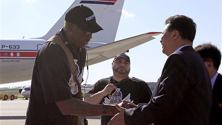 Dennis Rodman returns to North Korea
