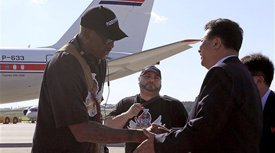 Dennis Rodman returns to North Korea