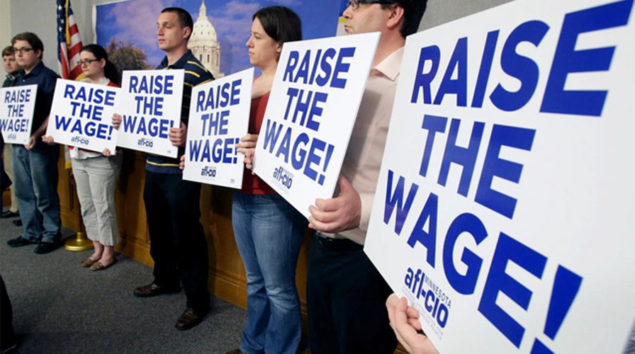 Will supersizing wages maximize the unemployment rate?