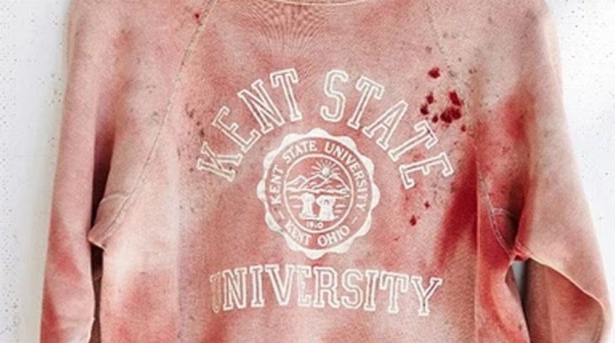 Outrage over Urban Outfitters 'bloody' Kent State sweatshirt