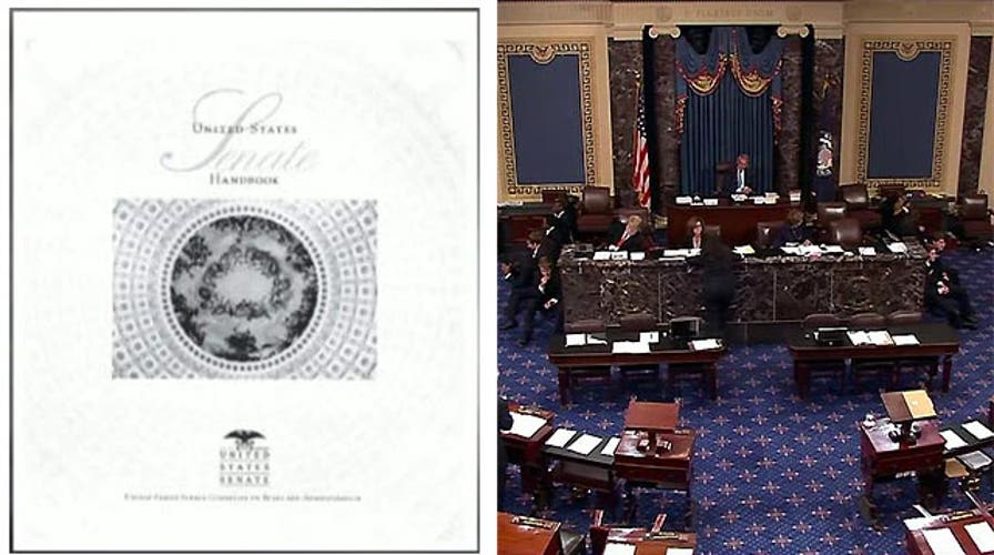 Senate's secret handbook revealed for first time