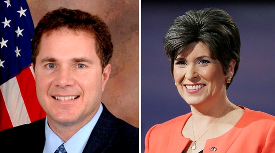 Presidential hopefuls help campaign for Iowa's Senate race