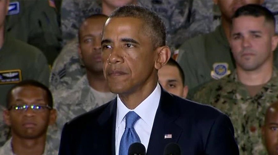 Obama visits US Central Command for ISIS briefing