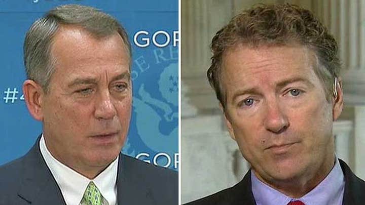 Sen. Paul addresses criticism from House GOP on ObamaCare