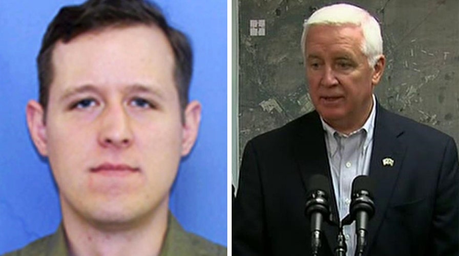 PA Governor Tom Corbett comments on manhunt for cop killer