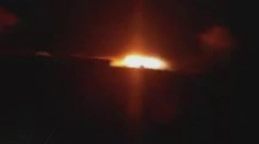Amateur video claims to show US airstrikes vs ISIS in Syria