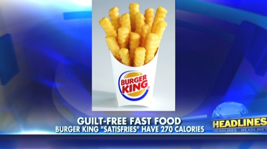 Low calorie deals burger king