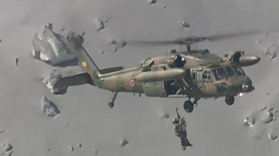 Volcano erupts in Japan