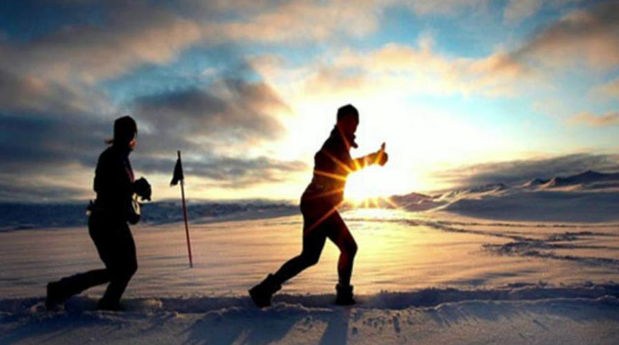 The coldest marathon on Earth