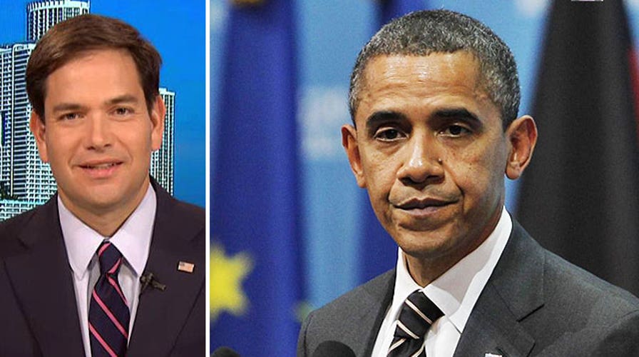 Sen. Rubio sounds off on Obama's policies ahead of midterms